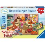 Puzzle Ravensburger - Winnie the Pooh, 2X24 Piese (08856)
