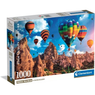 Puzzle 1000 piese Clementoni - Balloons In Cappadocia...