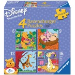 Puzzle Ravensburger - Winnie the Pooh, 6/9/12/16 Piese (07123)