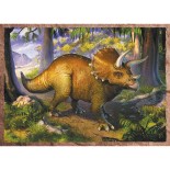 Puzzle 35/48/54/70 piese Trefl - Interesting Dinosaurs (Trefl-34383)