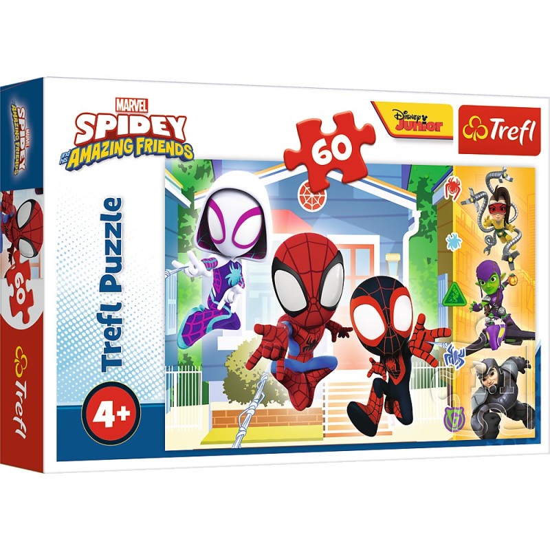 Puzzle 60 piese Trefl - Marvel Spidey...