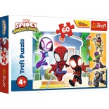 Puzzle 60 piese Trefl - Marvel Spidey Spidey and his Amazing Friends (Trefl-17371)