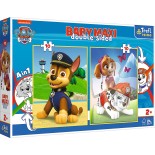 Puzzle 2x10 piese fata/verso Trefl - Baby Maxi Puzzle - Paw Patrol (Trefl-43003)