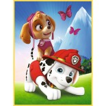 Puzzle 2x10 piese fata/verso Trefl - Baby Maxi Puzzle - Paw Patrol (Trefl-43003)