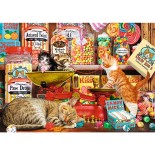 Puzzle 1000 piese - Cute Cats (Trefl-10630)