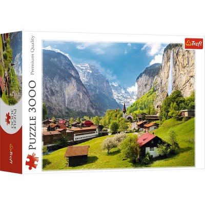 Puzzle 3000 piese - Lauterbrunnen, Switzerland (Trefl-33076)