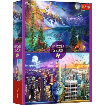 Puzzle 500 piese Trefl - American Tour (Trefl-37500)