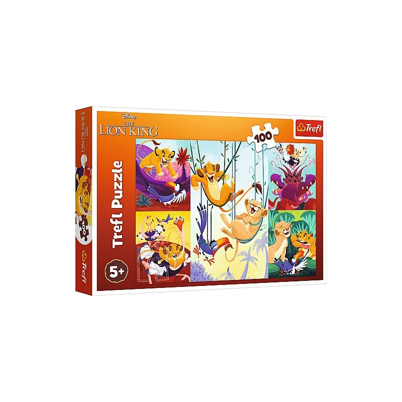 Puzzle 100 piese Trefl - Brave King...