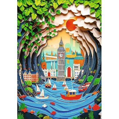 Puzzle 1000 piese Trefl - London (Trefl-40043) 2