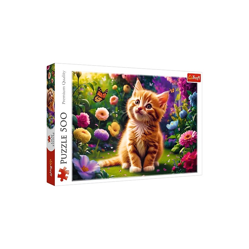 Puzzle 500 piese Trefl - Cute Kitty...