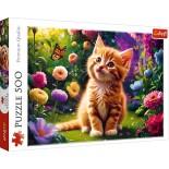 Puzzle 500 piese Trefl - Cute Kitty (Trefl-37525)