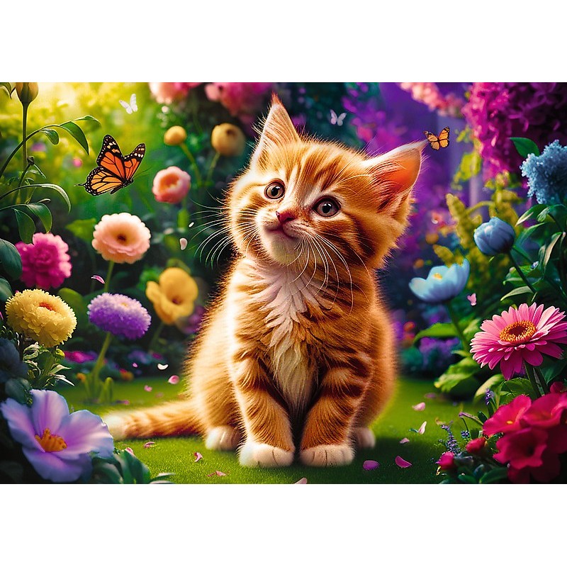 Puzzle 500 piese Trefl - Cute Kitty...