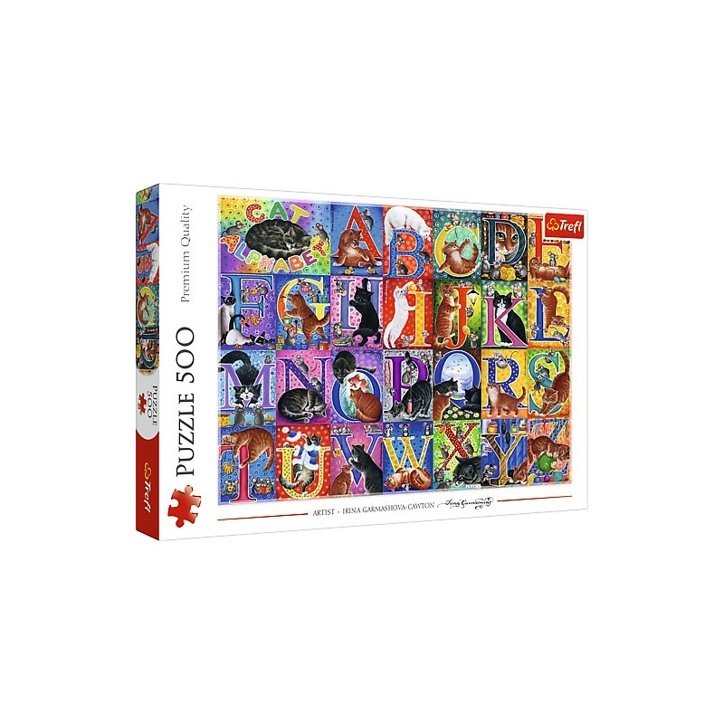 Puzzle 500 piese Trefl - Feline...