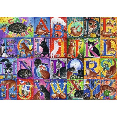 Puzzle 500 piese Trefl - Feline Alphabet (Trefl-37527) 2