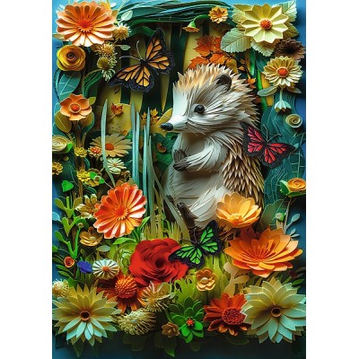 Puzzle 1000 piese Trefl - Hedgehog (Trefl-40042) 2