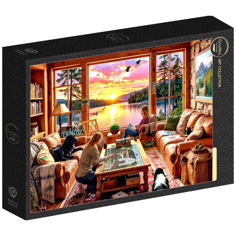 Puzzle 1000 piese Grafika - While They're Fishing (Grafika-33781)