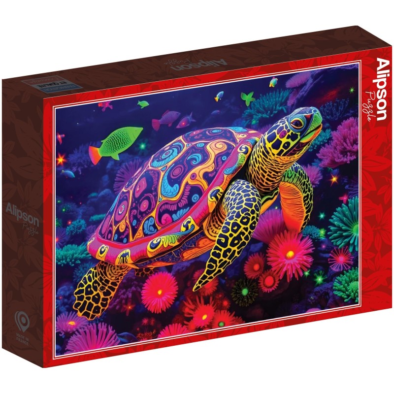 Puzzle 500 piese Alipson - Rainbow Turtle (Alipson-50294)