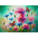 Puzzle 1000 piese ENJOY - Butterfly Garden (Enjoy-2301)