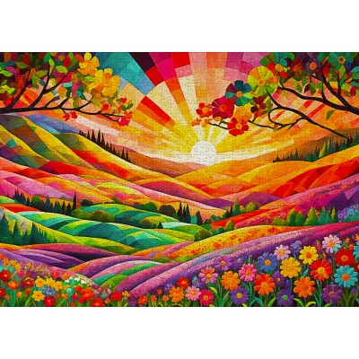 Puzzle 1000 piese ENJOY - Dawn in Utopia (Enjoy-2307) 2