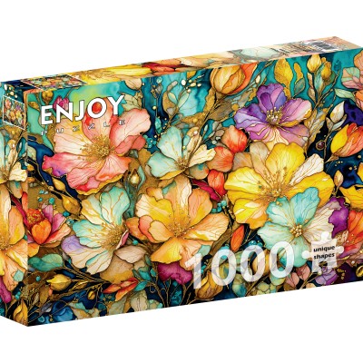 Puzzle 1000 piese ENJOY - Fancy Flower Garden (Enjoy-2309)