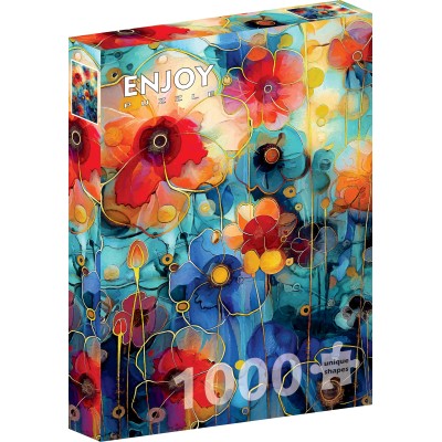 Puzzle 1000 piese ENJOY - Her Wildflower Garden (Enjoy-2317)