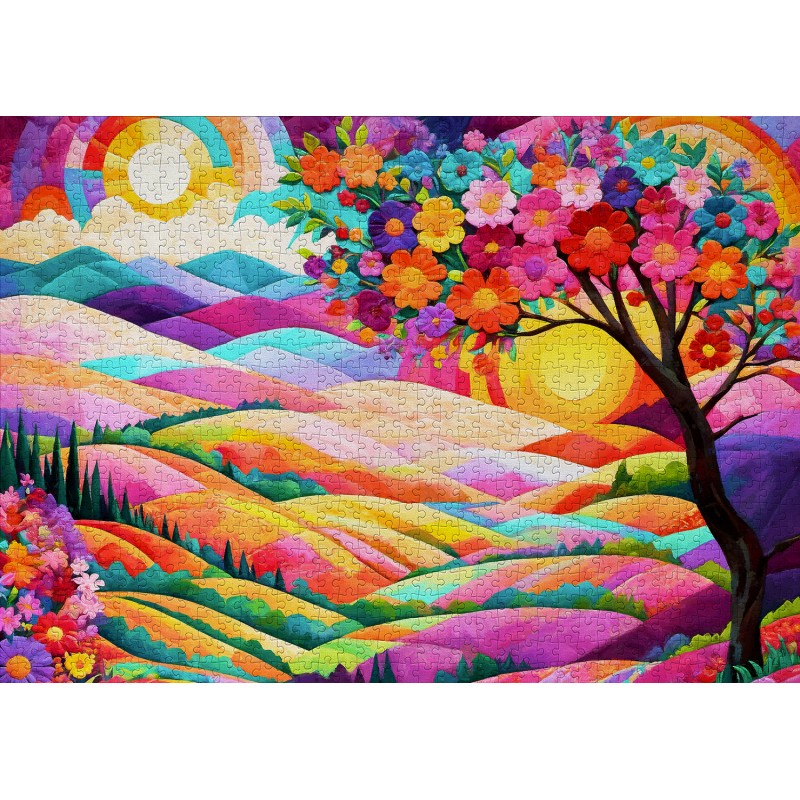 Puzzle 1000 piese ENJOY - Land of Two...