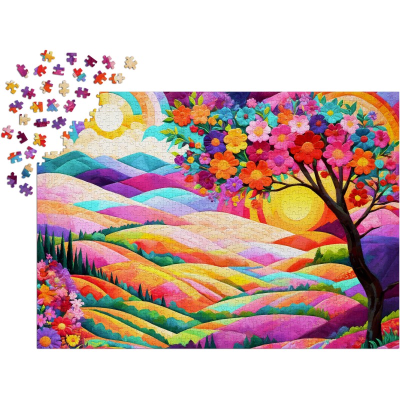 Puzzle 1000 piese ENJOY - Land of Two...