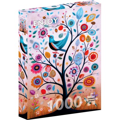 Puzzle 1000 piese ENJOY - May the Bluebird of Happiness...