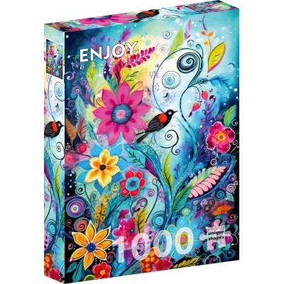 Puzzle 1000 piese ENJOY - Red-Winged Blackbird (Enjoy-2326)