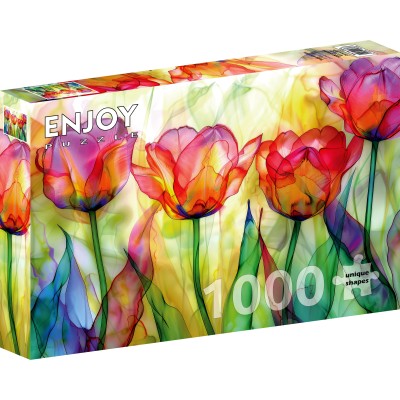 Puzzle 1000 piese ENJOY - Tulip Garden (Enjoy-2338)