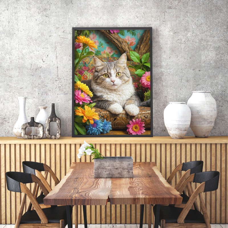 Puzzle 1000 piese ENJOY - Cat in...