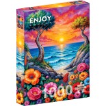 Puzzle 1000 piese ENJOY - Blooming Coast (Enjoy-2348)