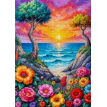 Puzzle 1000 piese ENJOY - Blooming Coast (Enjoy-2348)
