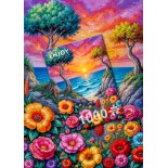 Puzzle 1000 piese ENJOY - Blooming Coast (Enjoy-2348)