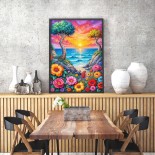 Puzzle 1000 piese ENJOY - Blooming Coast (Enjoy-2348)