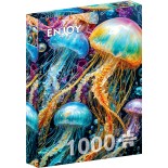 Puzzle 1000 piese ENJOY - Jellyfish Glow (Enjoy-2367)