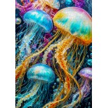 Puzzle 1000 piese ENJOY - Jellyfish Glow (Enjoy-2367)