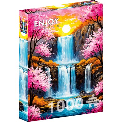 Puzzle 1000 piese ENJOY - Cherry Waterfall (Enjoy-2376)