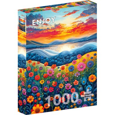Puzzle 1000 piese ENJOY - Sunrise Fields (Enjoy-2377)