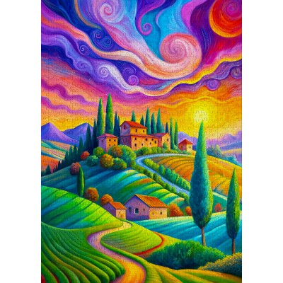 Puzzle 1000 piese ENJOY - Tuscan Light (Enjoy-2382) 2