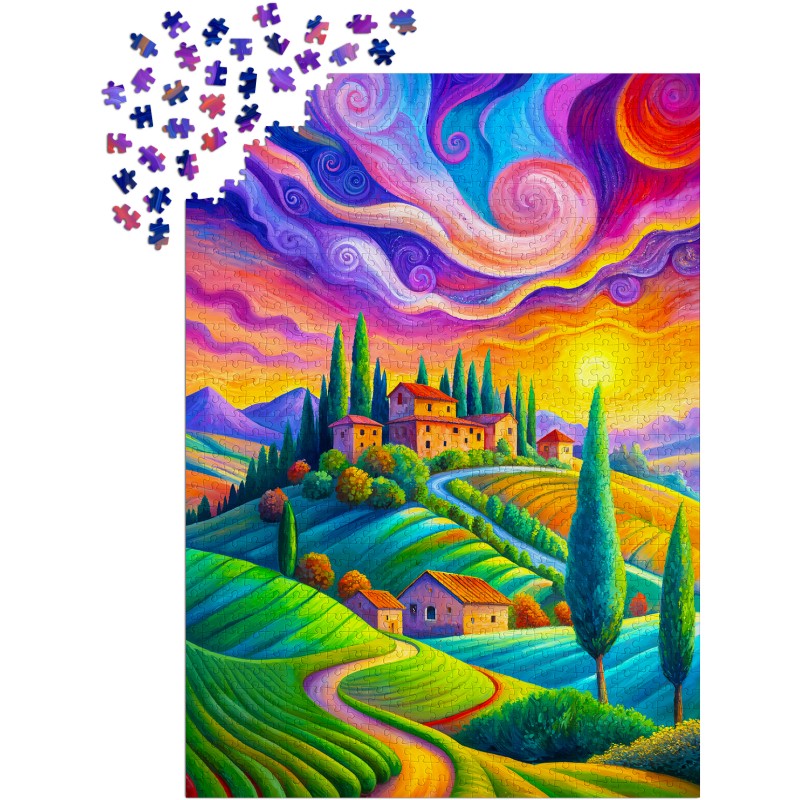 Puzzle 1000 piese ENJOY - Tuscan...