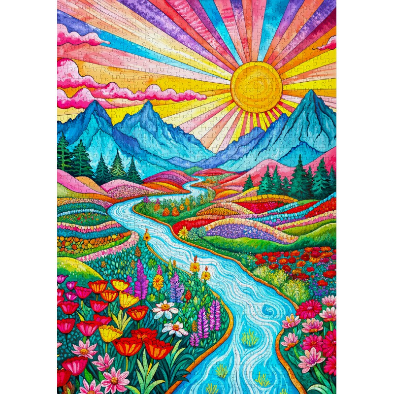 Puzzle 1000 piese ENJOY - Colorful...