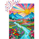 Puzzle 1000 piese ENJOY - Colorful Highlands (Enjoy-2384)