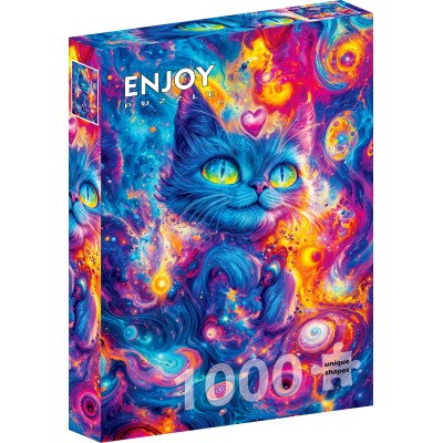 Puzzle 1000 piese ENJOY - Cosmic Cat (Enjoy-2396)