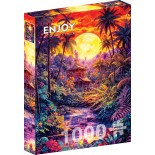 Puzzle 1000 piese ENJOY - Jungle Twilight (Enjoy-2397)