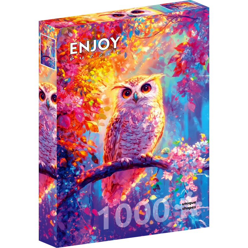 Puzzle 1000 piese ENJOY - Blossom Owl...