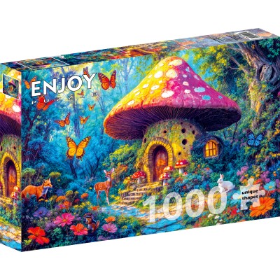 Puzzle 1000 piese ENJOY - Mushroom Cottage (Enjoy-2403)