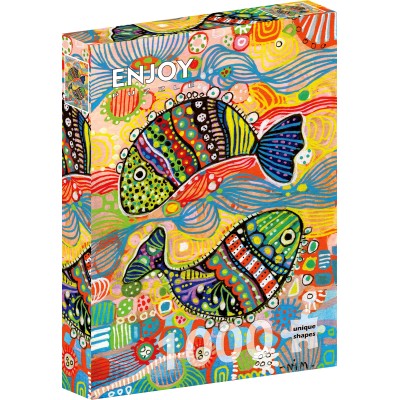 Puzzle 1000 piese ENJOY - Dancing Fish (Enjoy-2413)