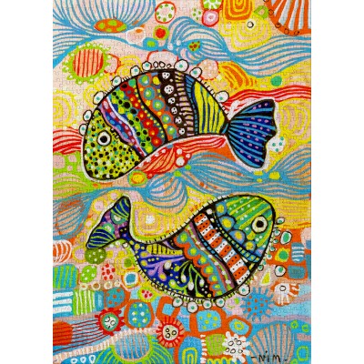 Puzzle 1000 piese ENJOY - Dancing Fish (Enjoy-2413) 2