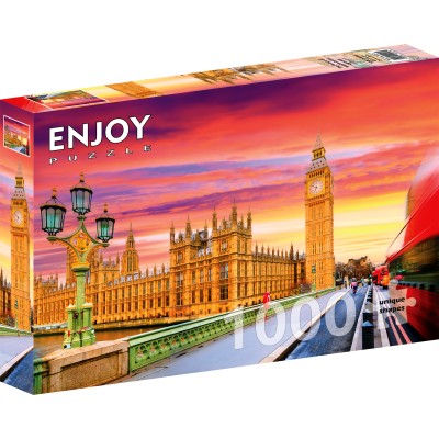 Puzzle 1000 piese ENJOY - The Palace of Westminster,...